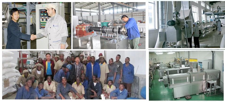 customer for fish feed pellet making machine