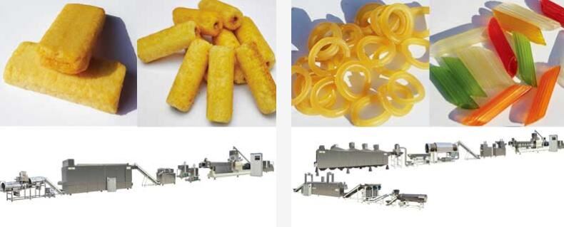 puffing snack making machines